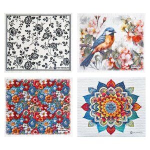 12-PK Eco-Friendly Swedish Dishcloths For Kitchen - Paper Towel Alternative